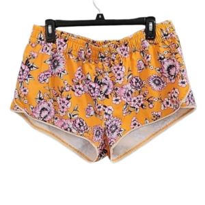 Endless Sun Short Orange and Pink Floral Large (11-13) Girls